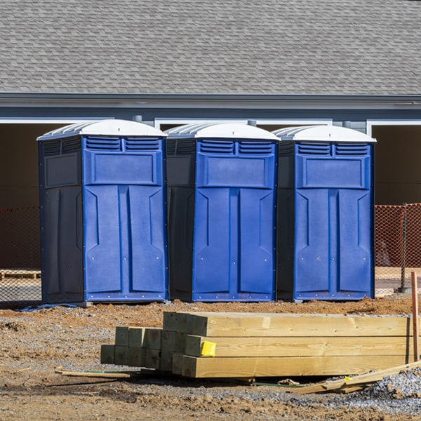 how do you ensure the porta potties are secure and safe from vandalism during an event in Claremont NC